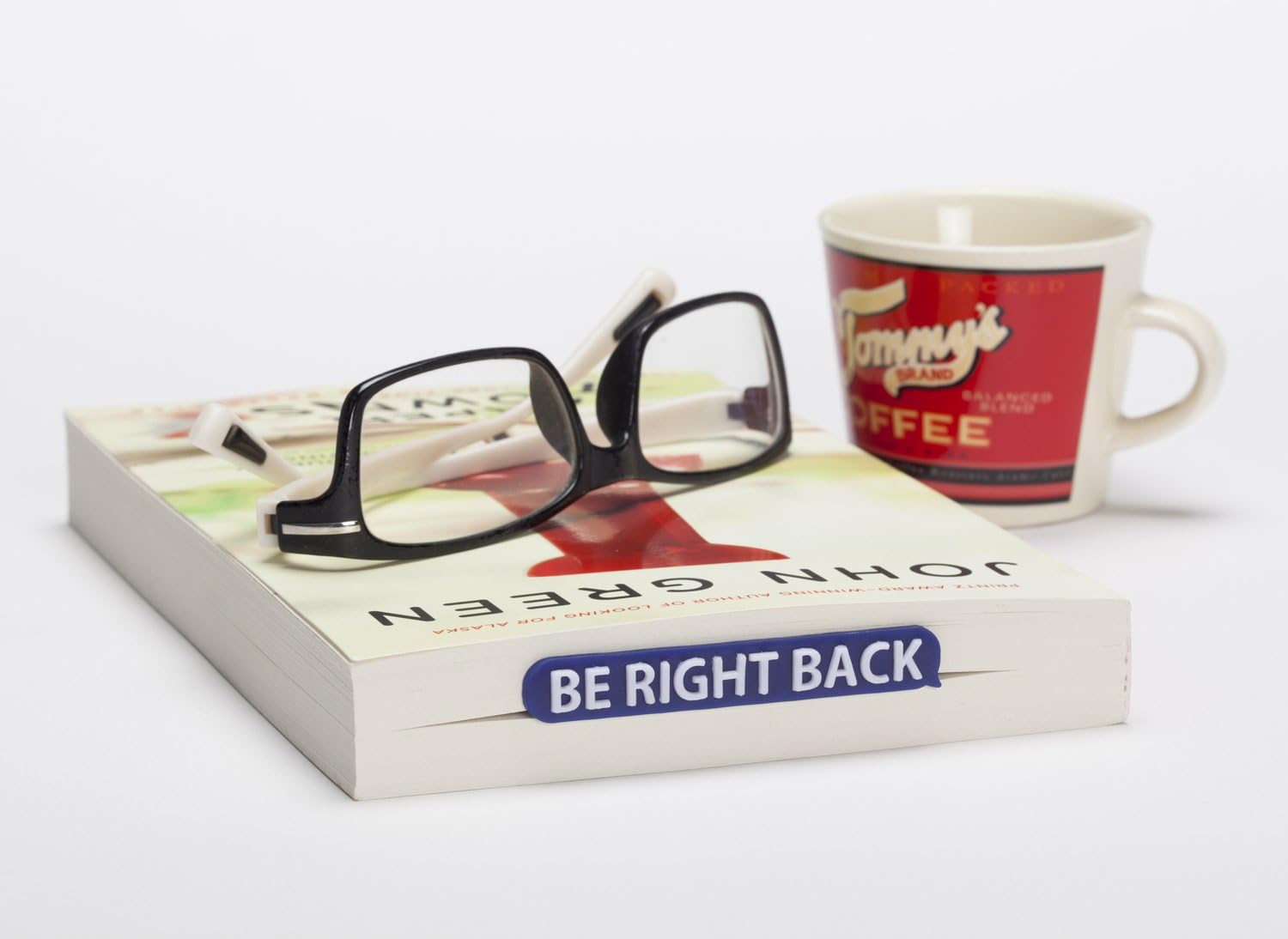 Artori Design | Phraser Bookmark | Be Right Back | Plastic Bookmark | Page Saver