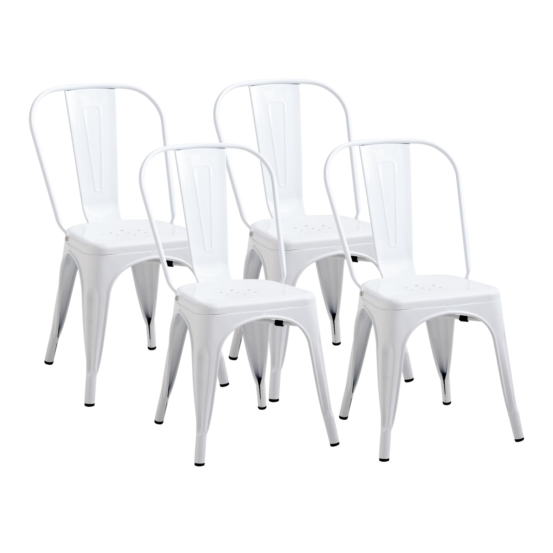 lot 4 chaises salle manger industriel