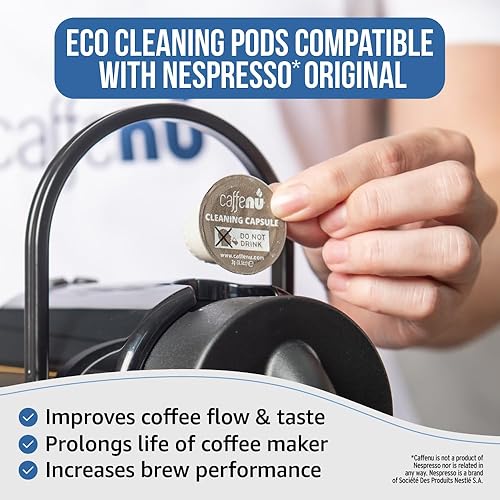 Miniatura 3 de Cápsulas de limpieza compatibles con Nespresso. 5 cápsulas de limpieza ecológica. Sabor de café mejorado. Para Nespresso Originaline, úsalo con kit
