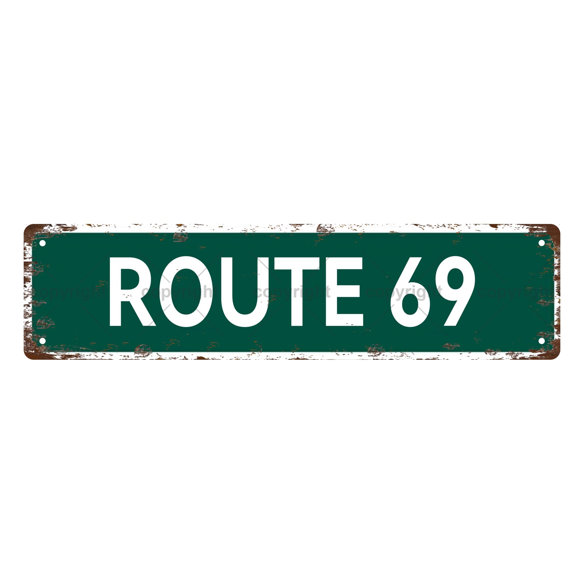 Route 69 Sexual Metal Tin Street Sign Bar Cafe Garage Cave Home Room Wall Bathroom Farmhouse Garden Porch Patio Decor,4x16 Inch