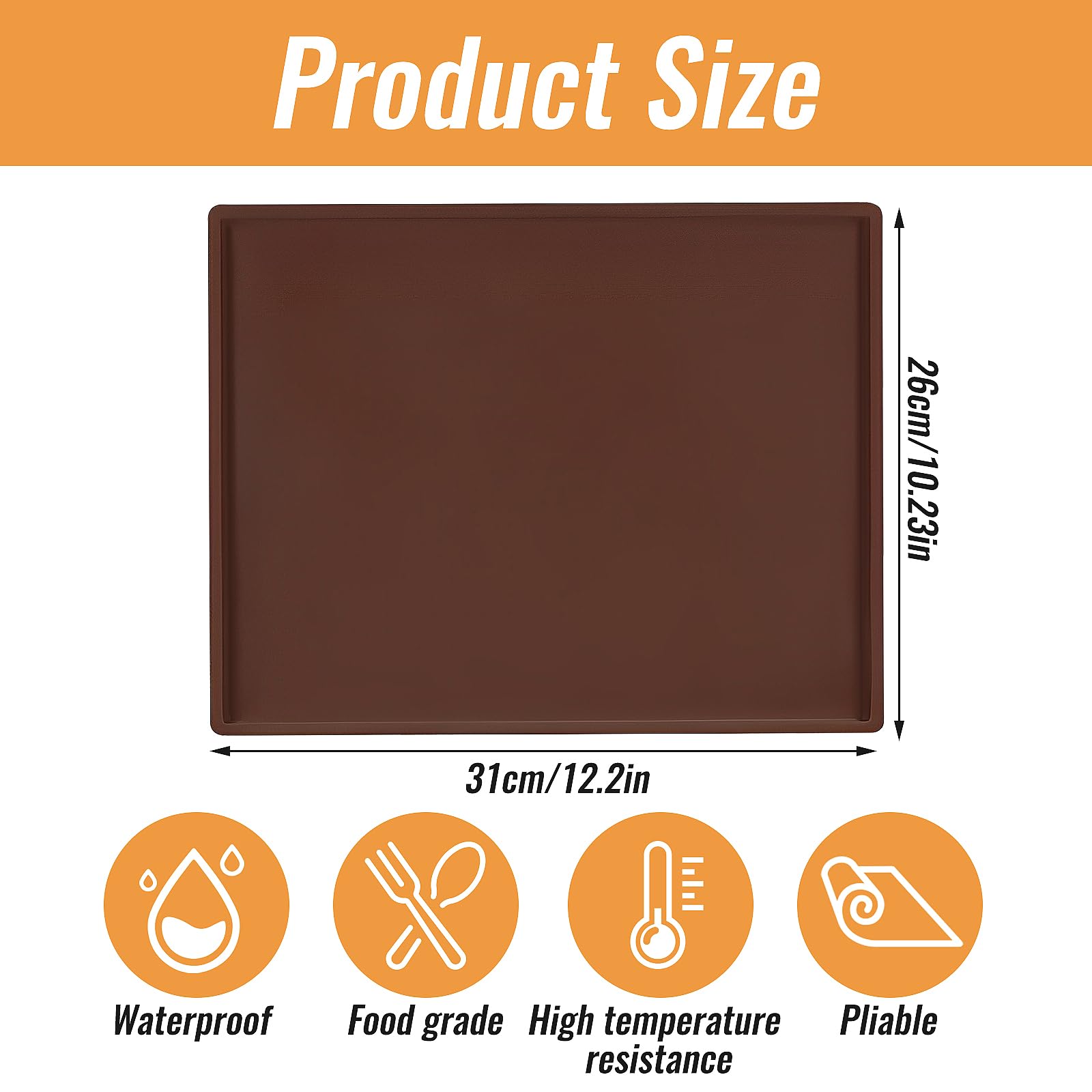 2 PCS Swiss Roll Baking Tray, Silicone Baking Mat Non-Stick Baking Trays Silicone Swiss Roll Tin for Baking Cooking, Cake - Image 2