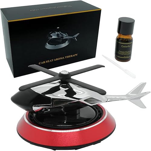 Ambientadores para automóvil con rotación solar, decoración creativa de perfume para automóvil, alivia el estrés y purifica los olores, uso en la