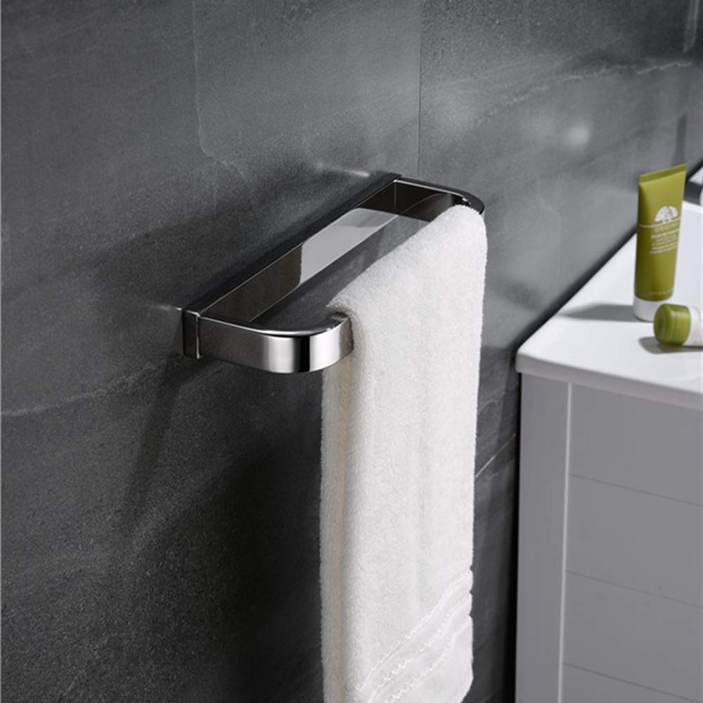 Anillo de Toalla Circular montado en la Pared de Acero Inoxidable, Soporte de Toalla de Mano de Lujo Cromado Pulido para Cocina y baño, Accesorios de Anillo de Toalla de baño