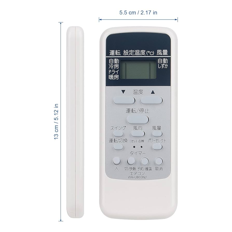 Amazon.co.jp: エアコン用リモコン fit for 東芝 WH-UB03NJ1 WH