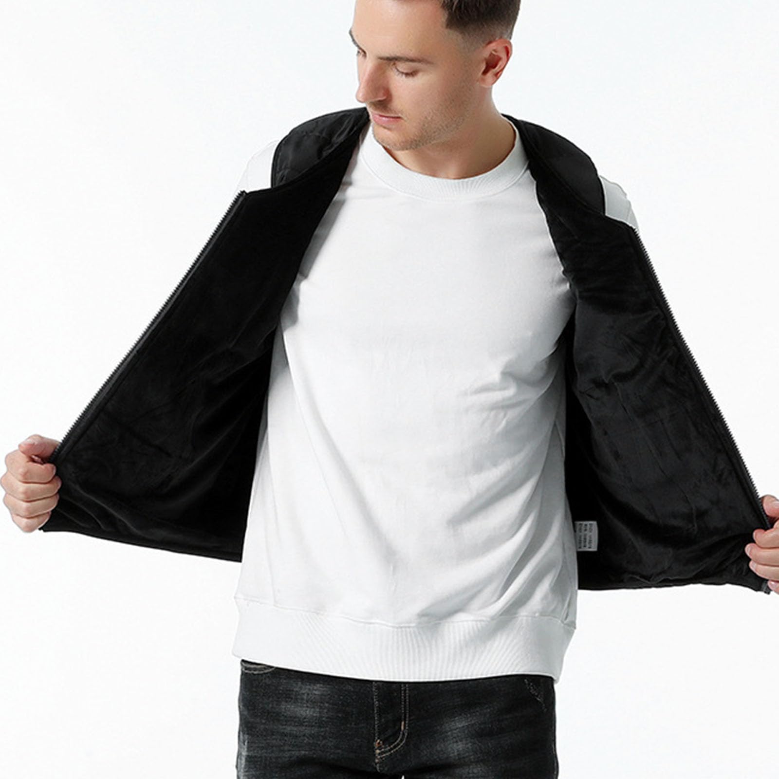 Gilet riscaldato USB regolabile per climi freddi Design ergonomico antivento strato termico gilet per lo sport uso quotidiano gilet esterno riscaldato alimentato tramite USB