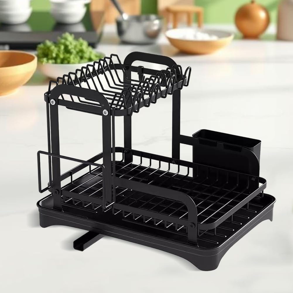 Escurreplatos para Cuencos Multifuncional, Escurridor de Platos y