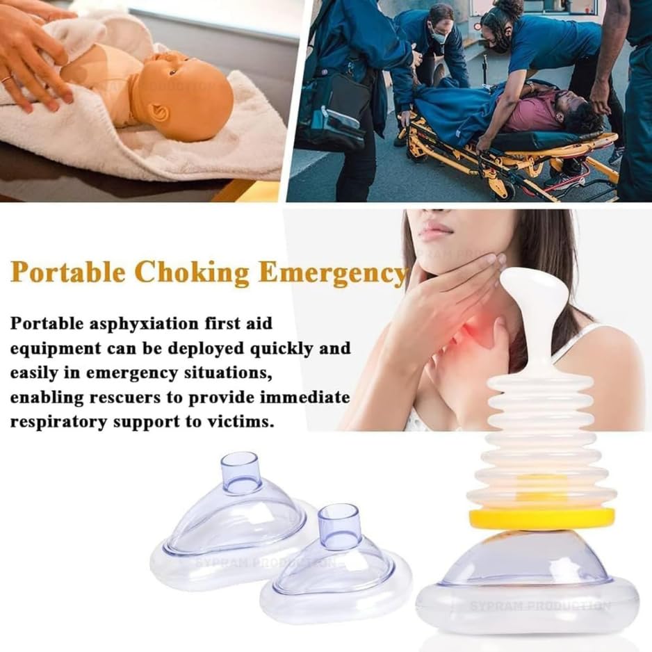 Automatic Choking Rescue Device for Kids and Adults,Rescue Device Home, Anti Choking Device for Kids and Adults, Kit for Adults and Children, Plastic,Choking Device (small Choking) - Image 5 thumbnail