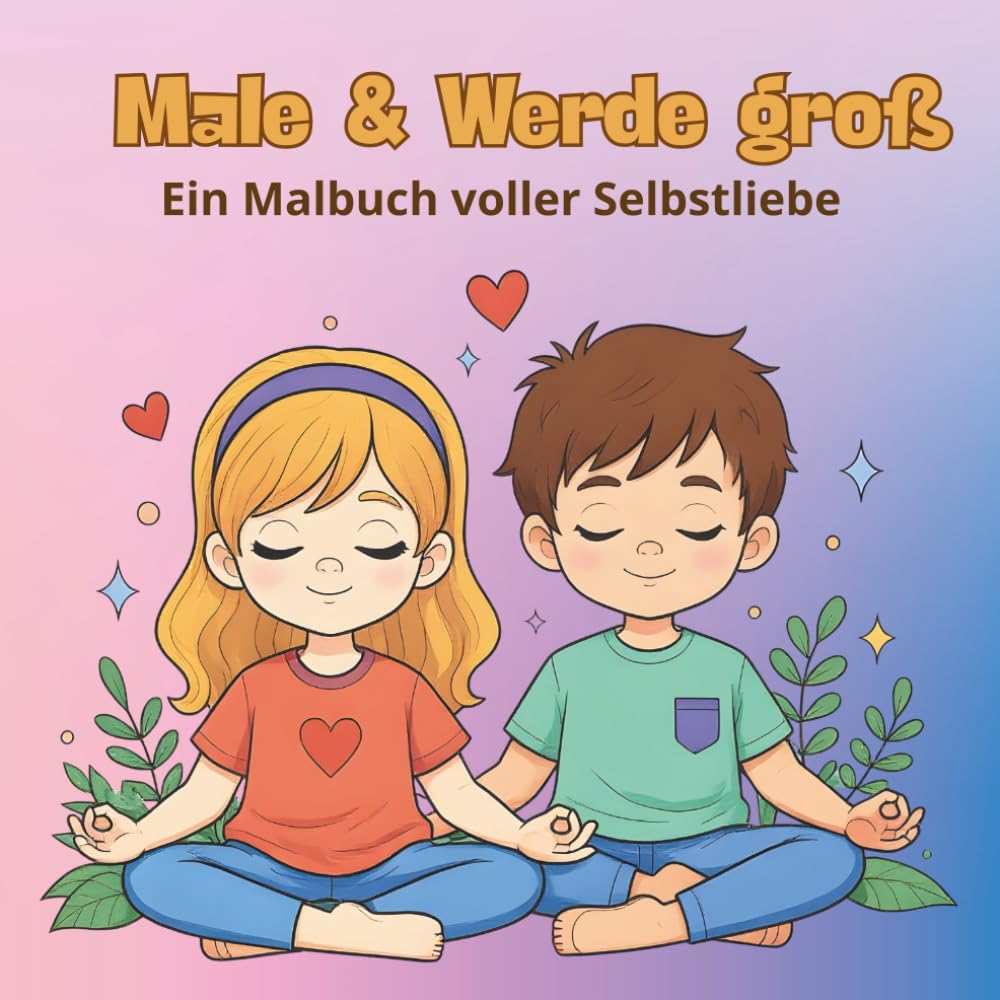 Male & Werde groß: Ein Malbuch voller Selbstliebe