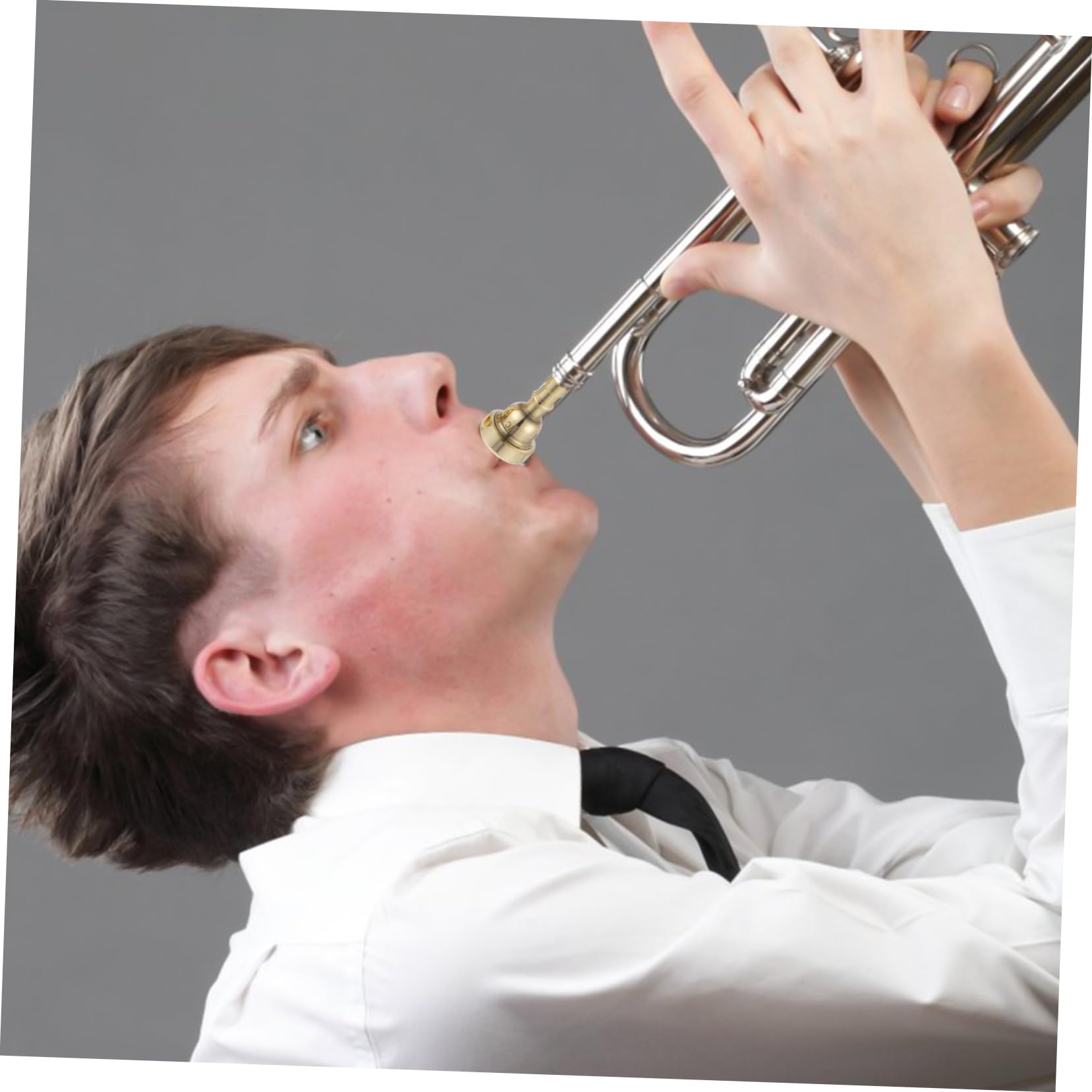 UPKOCH Sordina per Tromba in Metallo Bocchino per Tromba di Ricambio Accessorio per Strumenti Musicali Utile per Trombettisti Principianti e Professionisti Facile da Pulire