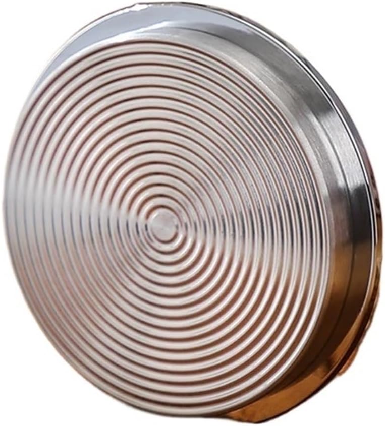 Compatible For Bincoo Coffee Press Hammer Stainless Steel Elastic Filling Powder Distributor Pink Press 51/58mm Coffee Machine Accessories(Pink-58mm)