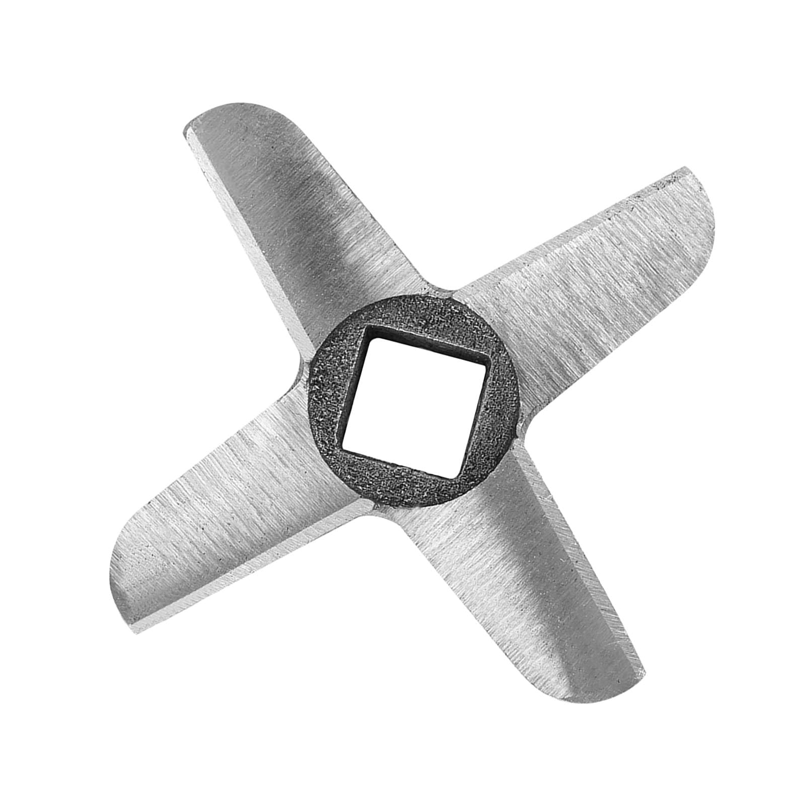 Cocoarm Cuchilla para Picadora de Carne de Acero en Forma de Cruz, Pieza de Repuesto para Batidora de Pie, Picado Rápido y Eficiente, Adecuada para Salchichas Caseras (N° 32)