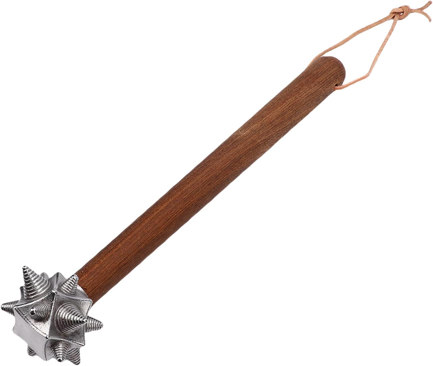 Stainless Steel Ball Hammer, Unique Shape Decorative Hammer Ornament with Wooden Handle for Car Home Hand Tools