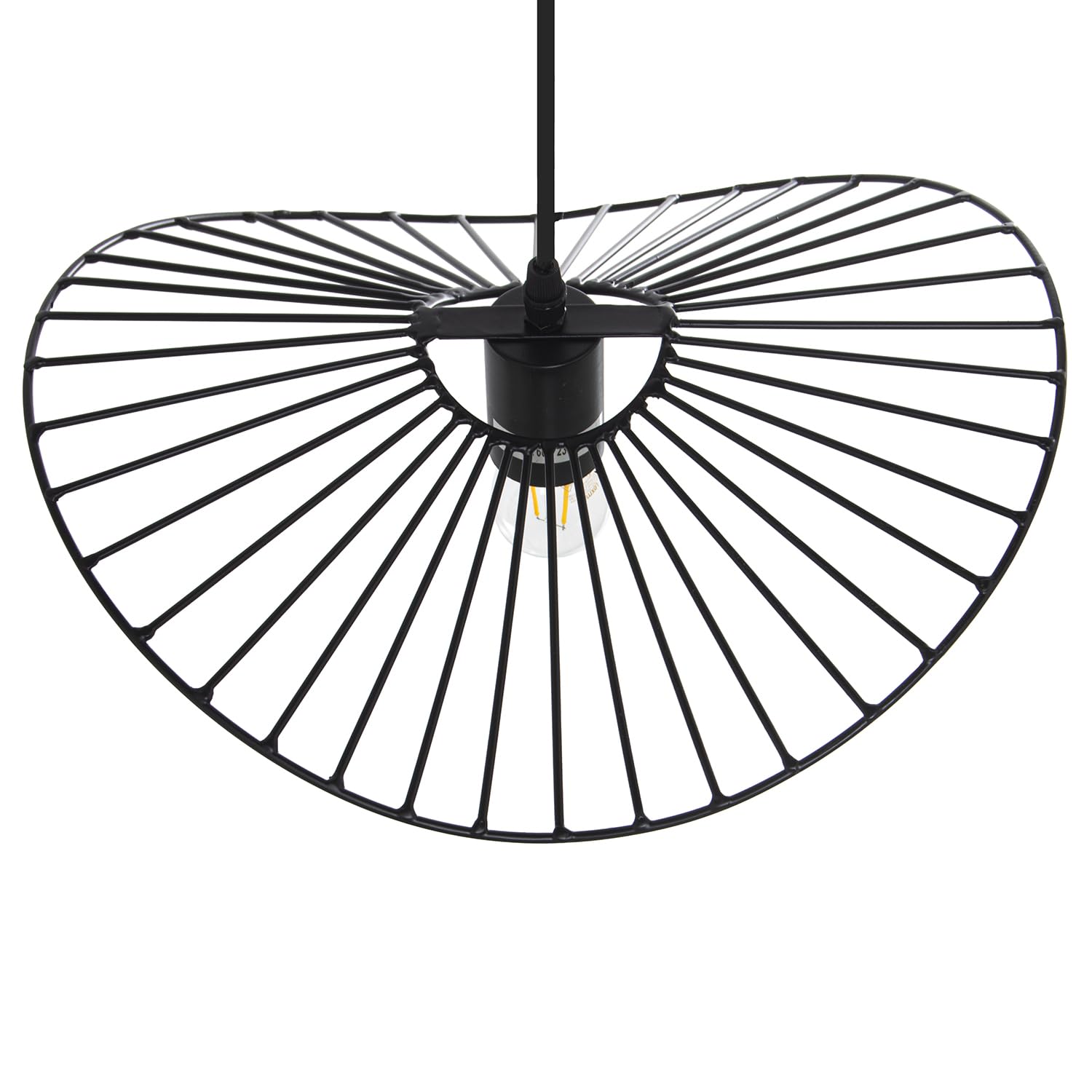Suspension en métal noir E27 pour illuminer votre intérieur moderne