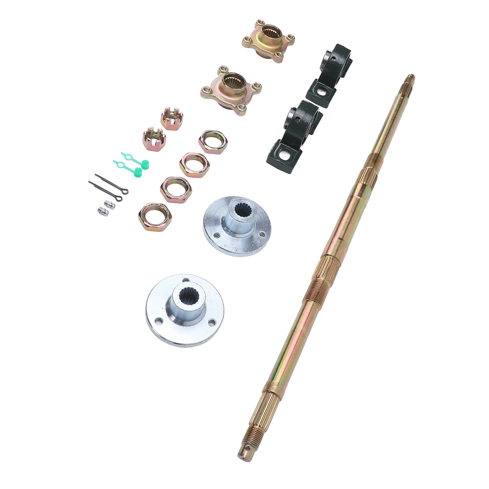 Kit ASSE Posteriore Go Kart 24 Pollici Gruppo Albero ASSE Posteriore per Utenti ATV Quad Drift Trike