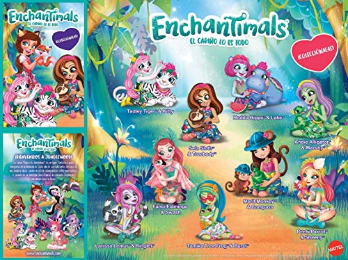 Enchantimals Barco de la Selva mágica con muñeca Merit Monkey (Mattel GFN58)