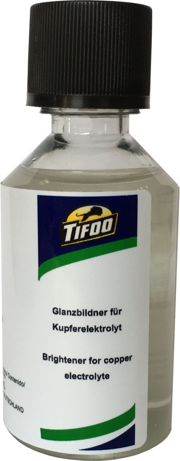 Glanzzusatz für Kupferelektrolyt (50 ml) - Galvanisch auf Hochglanz verkupfern – Tifoo Glanz Kupfer Elektrolyt Glanz Zusatz Nachfüllflasche