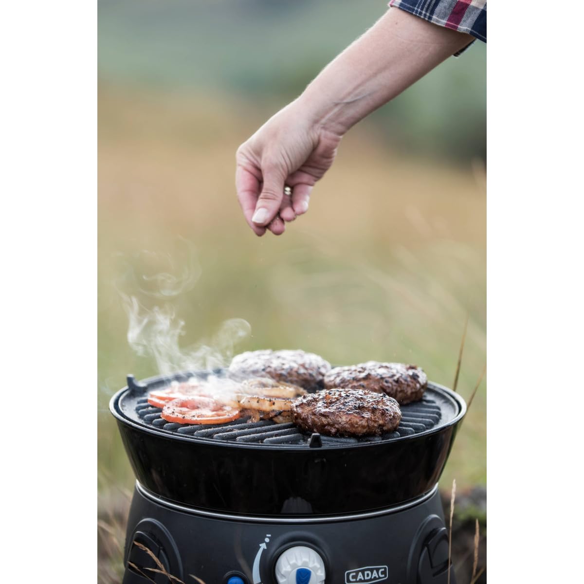 CADAC Przenośny grill gazowy Safari Chef 30 LP Powłoka ceramiczna Camping
