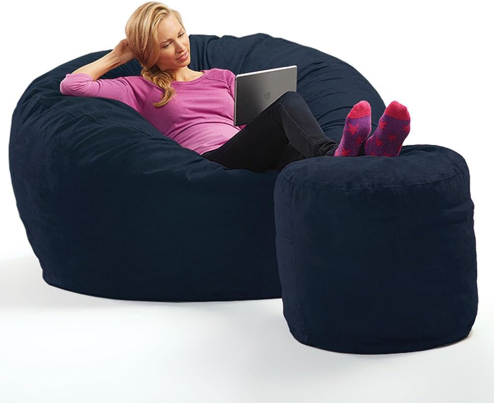 Micro Suede Theater Sack Bean Bag Chair
