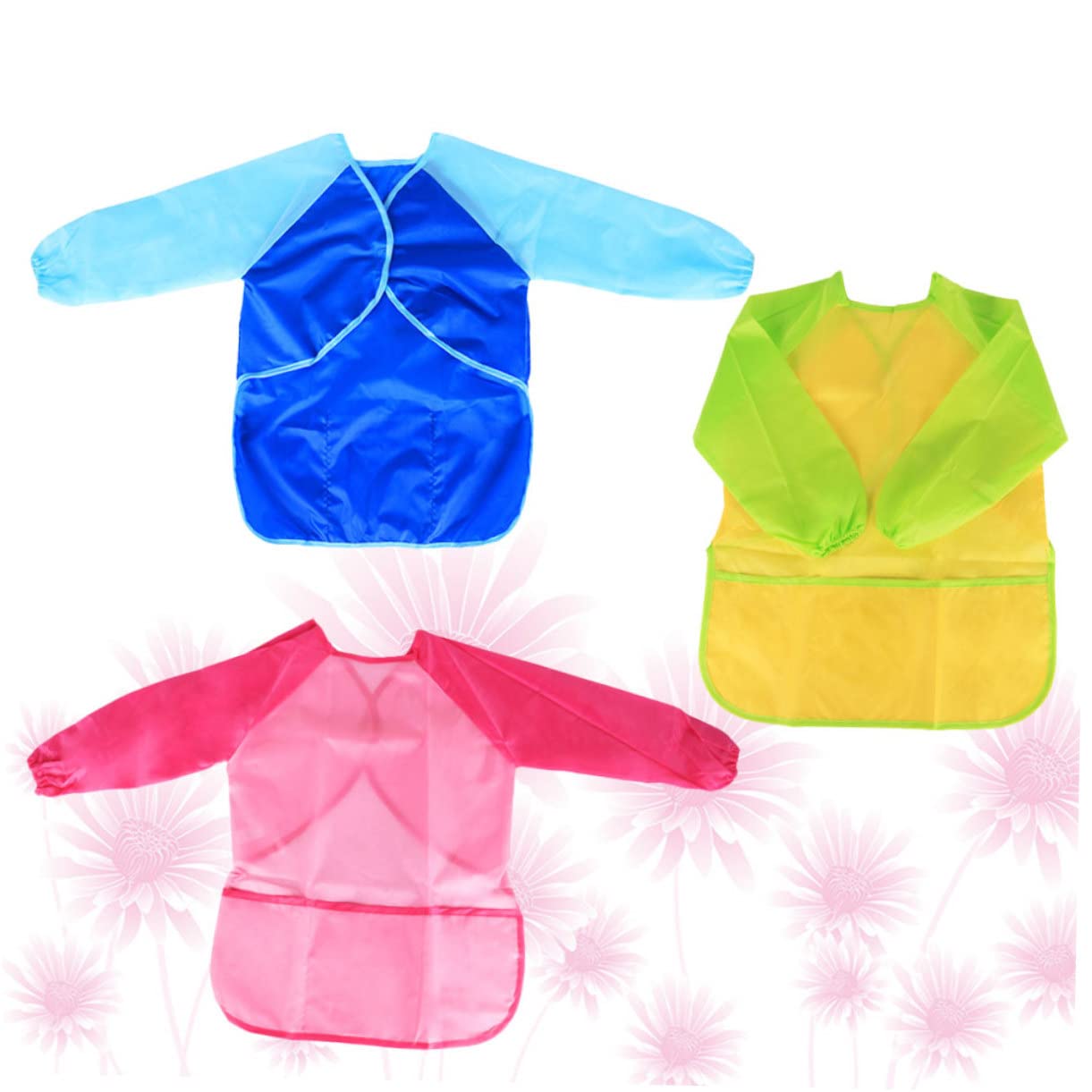TOYANDONA 9 Pz camice da disegno grembiule da bambino bavaglino impermeabile grembiule artistico per bambini rivestimento del cappotto di pittura usura inversa da lavoro abito