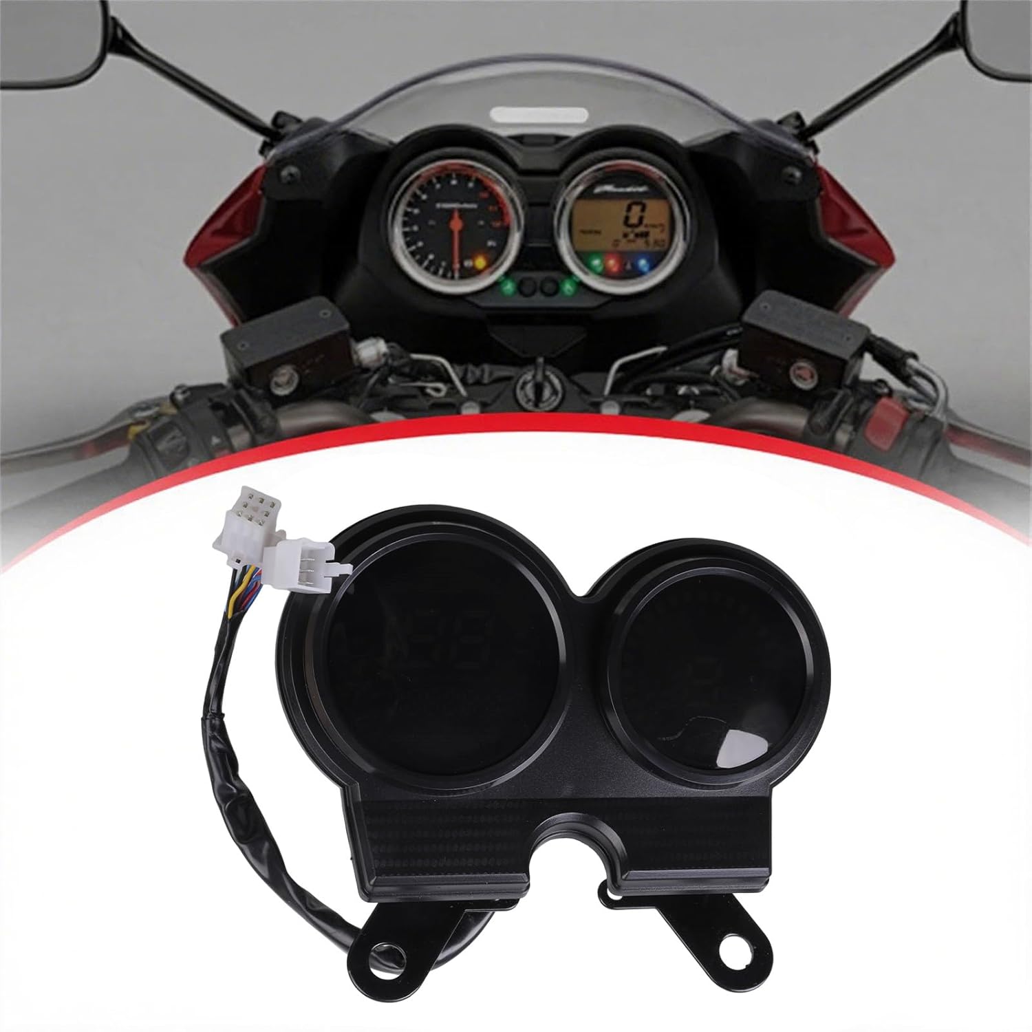 Advanced Motorcycle with Trip Tracking Function Metal Direct Replacement for Series Bikes Motorcycle Speedometer
