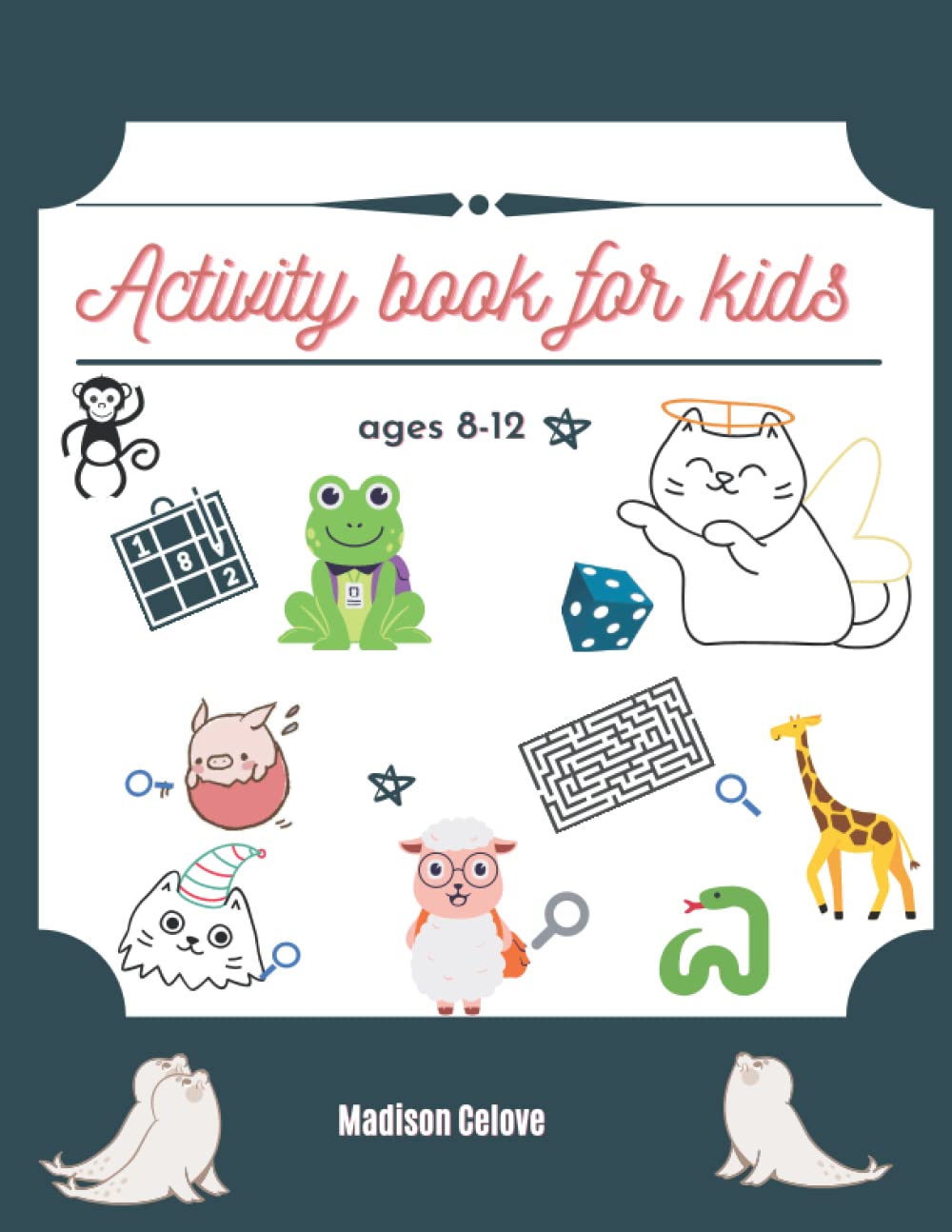 Activity book for kids ages 8-12: Amazing activities for boys and girls | Word search, Coloring, Sudokus, Mazes
