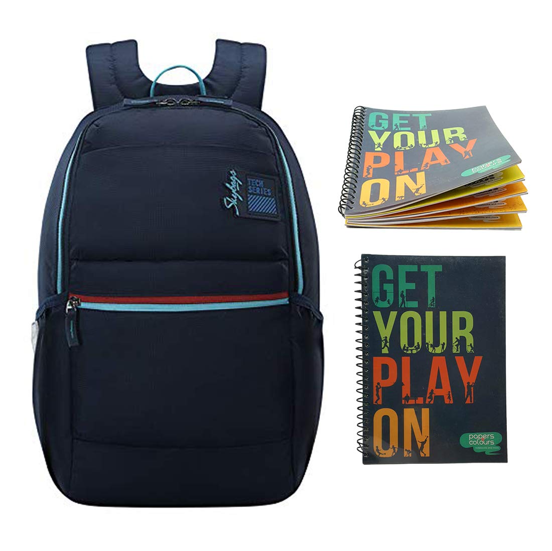 Buy Basta SKYBAG YOLO Trendy Design Laptop Bag Combo with Single Line