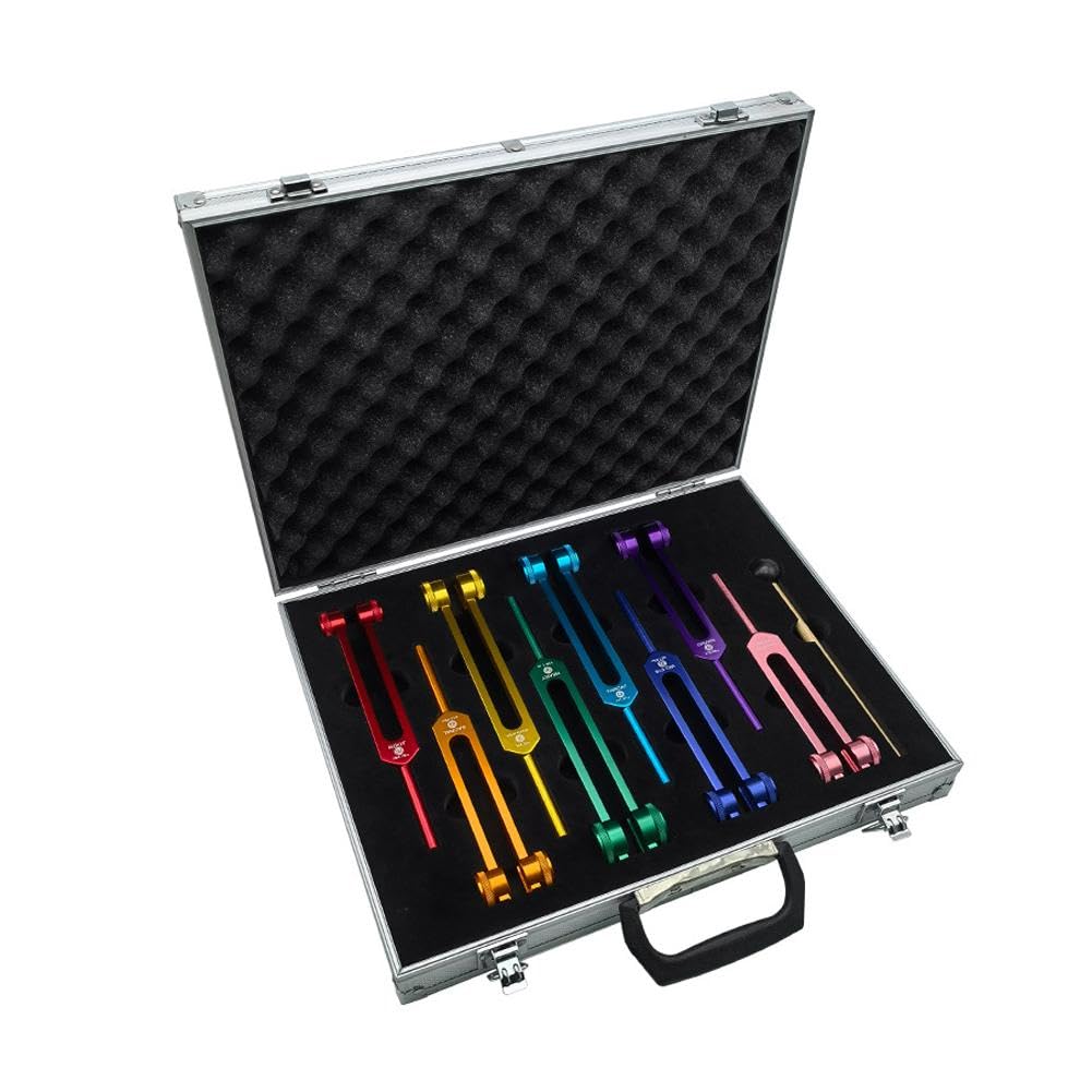 Chakra Tuning Forks Set For Healing, Keep Body Mind And Spirit In Perfect Harmony