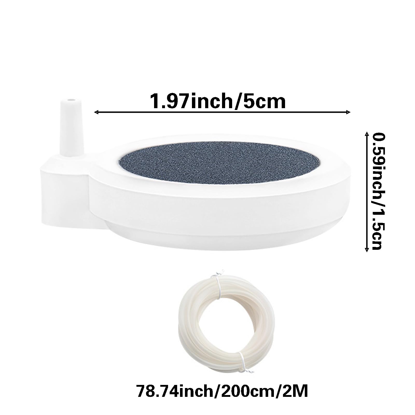 JVHLOV Aquarium Air Stone, Air Stones for Fish Tanks Fish Tank Air Stone, for Dissolved Oxygen Fish Tank Accessories - Image 2