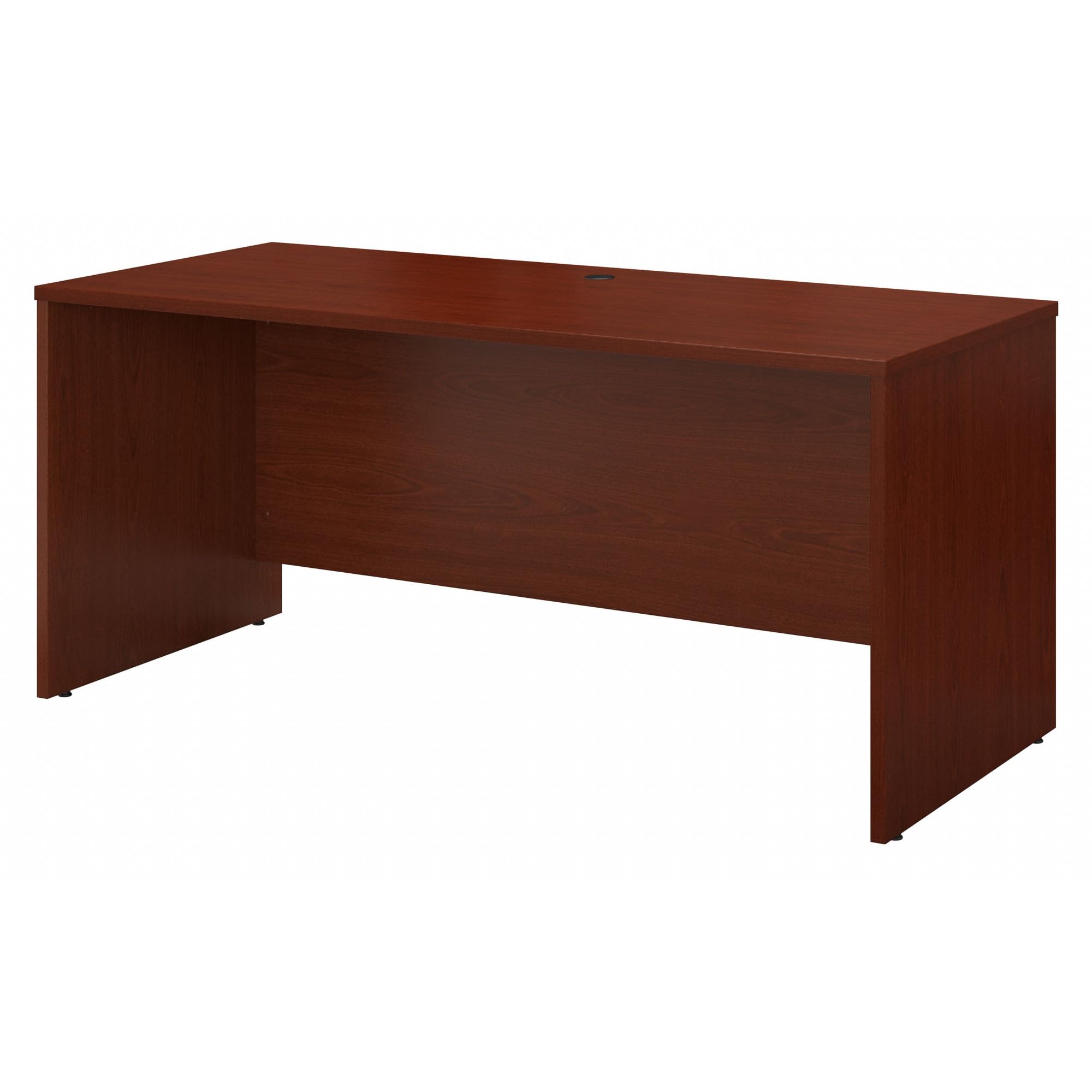 Bush Business Furniture Series C 60W x 24D Credenza Desk in Mahogany, Computer Table for Home or Professional Office