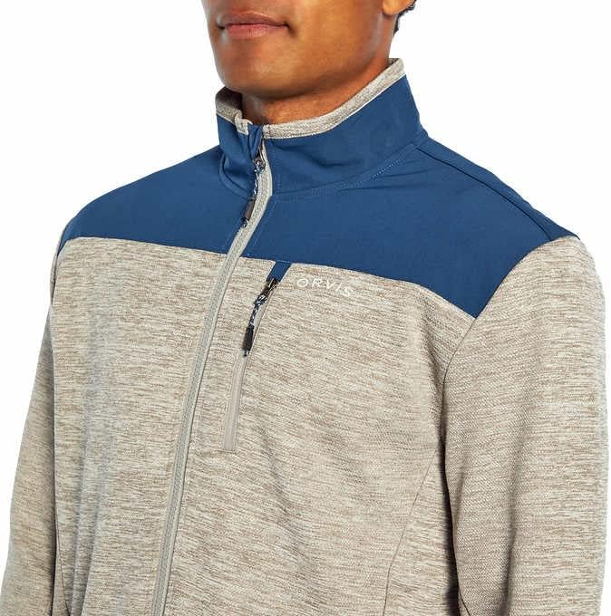 Orvis Men's Bonded Mesh Full-Zip Jacket 