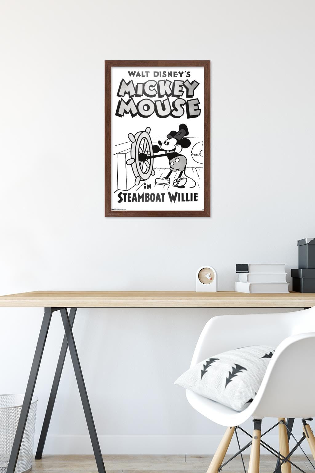 アンティークWALT DISNEY'S MICKEY MOUSE 木彫りポスター Vintage Mickey Mouse Picture on Wood/walt Disney - Etsy Hong Kong