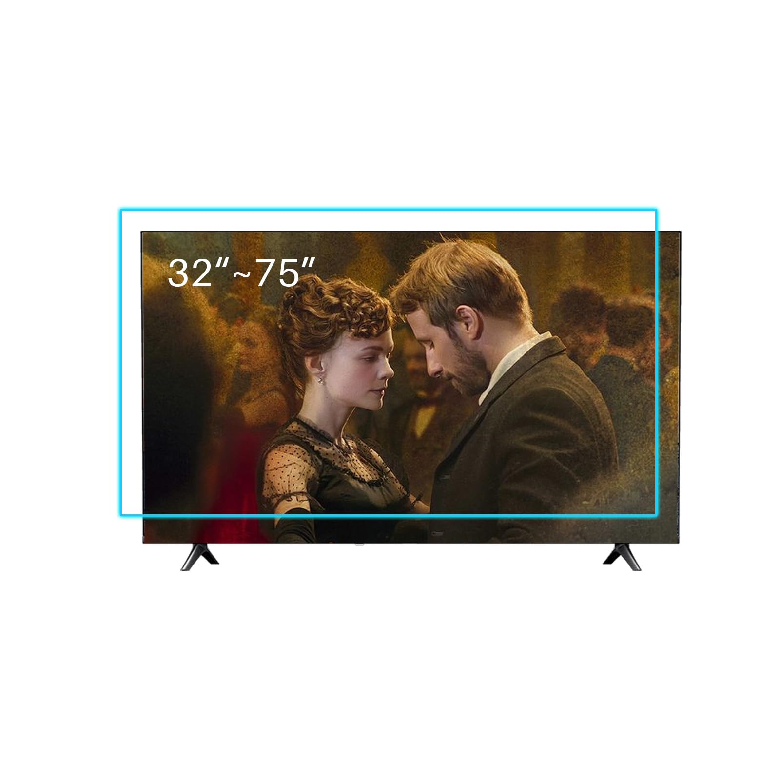 Film antireflet TV 32in protection lumière bleue pour un meilleur sommeil