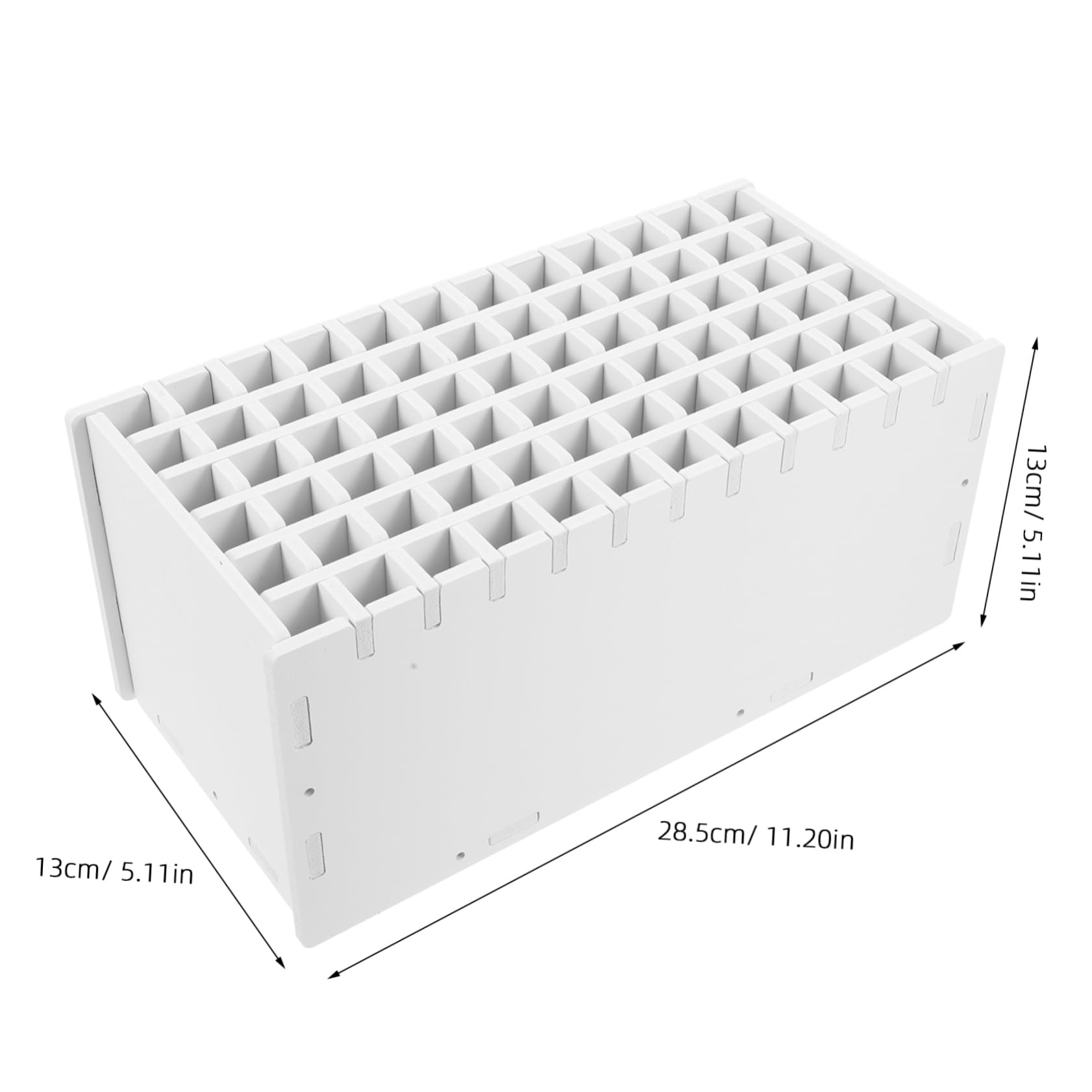 Portapenne Organizer Scomparti Trasparenti Design Elegante per Scrivania Adatto Uffici e Studi per Esporre e Organizzare Pennarelli e Cancelleria