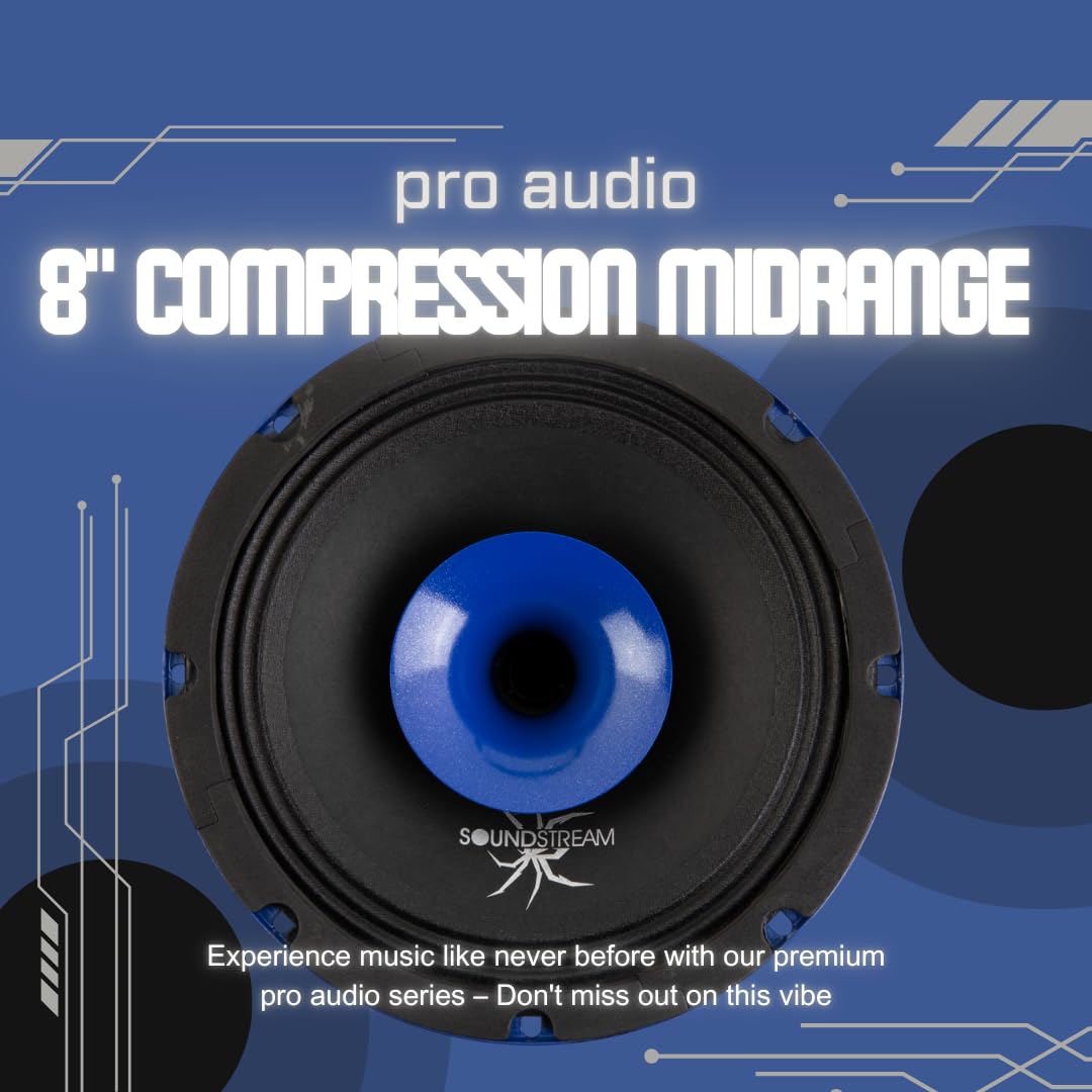Amazon.com: Soundstream SPM.804C – 8 Inch Midrange Pro Audio