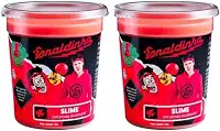 Kit de Slime Lojas Q2 Enaldinho Youtuber com Bolinha Surpresa - Vermelho, Não Obtido - 2 Potes de Slime com Bolinha Surpresa - Infantil Unissex