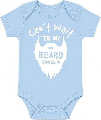 CBTwear Cant Wait Til My Beard In Funny Baby Bodysuit
