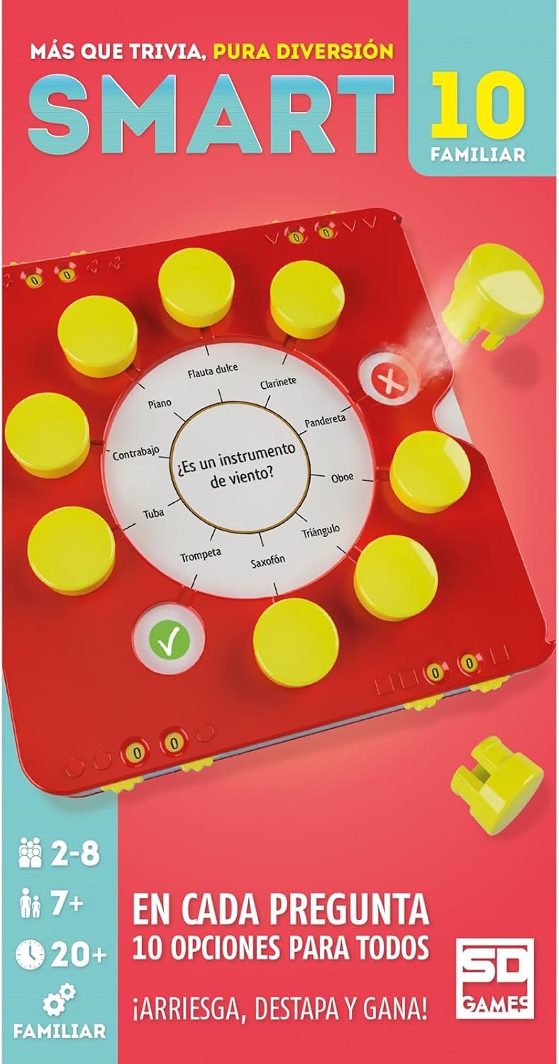 SD GAMES Smart 10 Board Game: Family