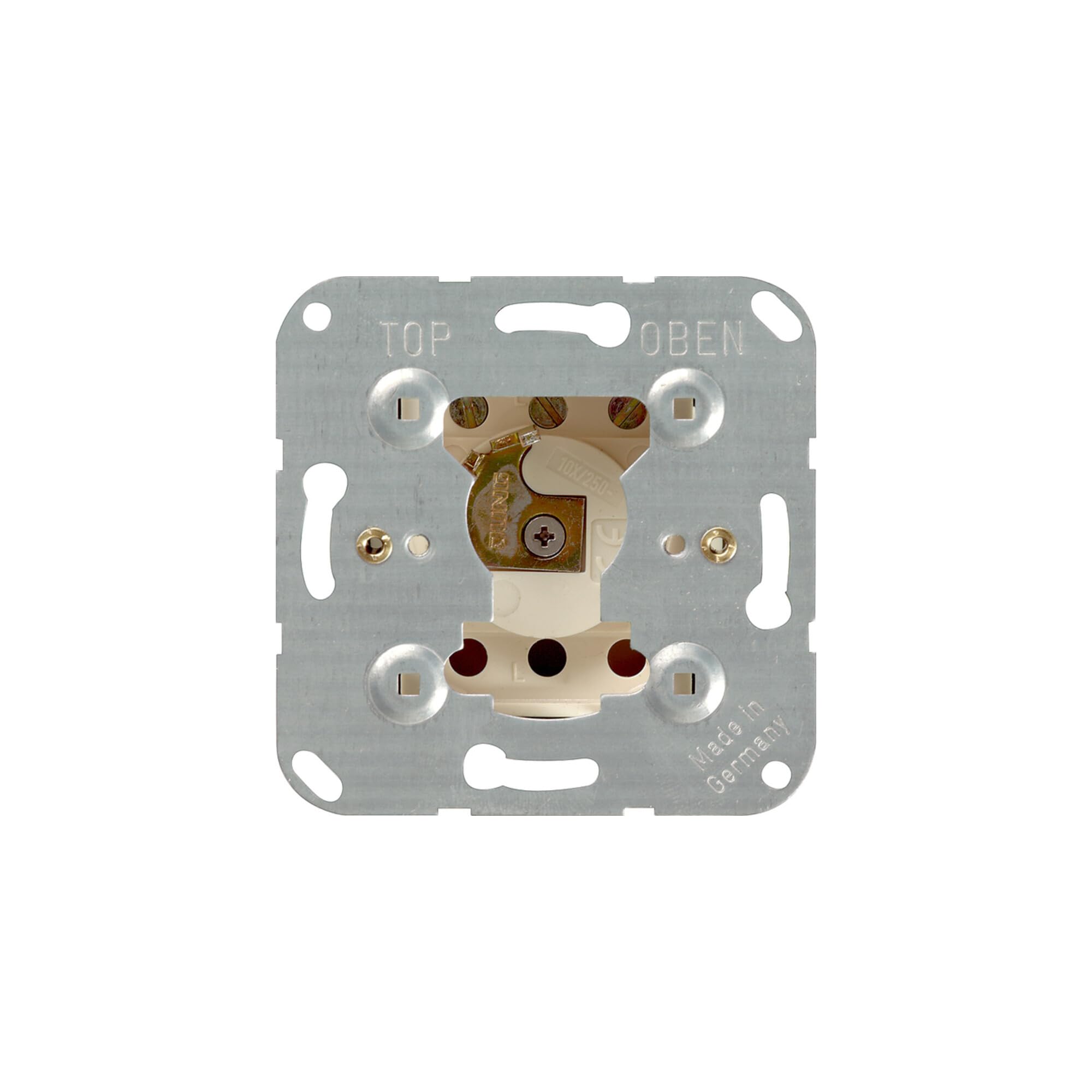 Module bouton-poussoir à clé Gira 016300 argent interrupteur de sécurité encastrable