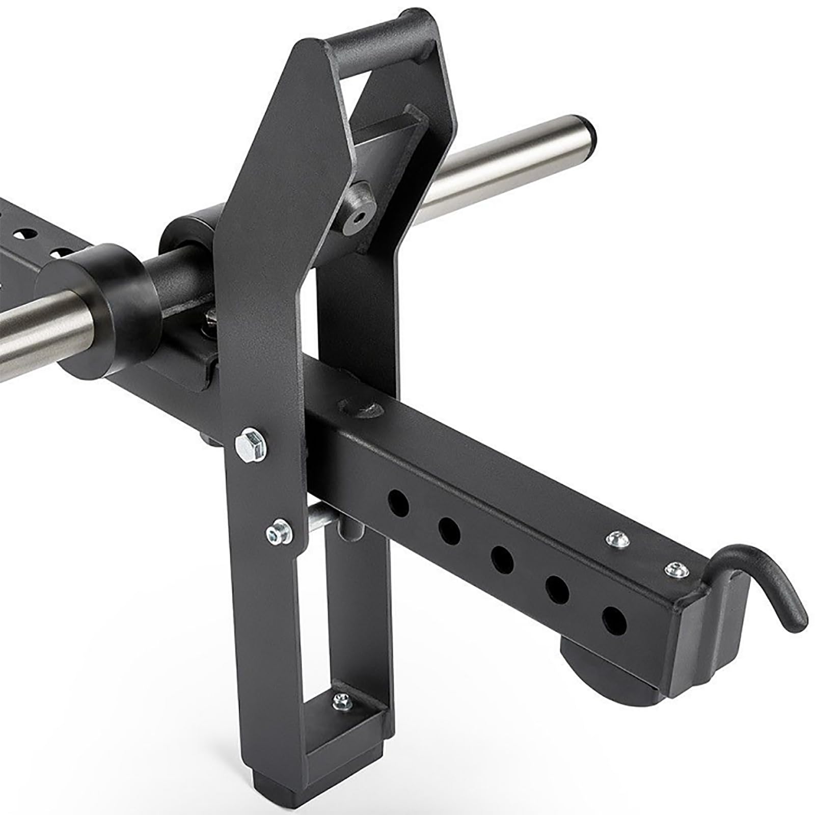 Gürtel-Zubehör Belt Squat Attachment Squat Rack Attachment Belt Squat Machine, Compatible with All Power Rack and Fits for 1"、0.7"、5/8" Holes (No Belt Included)