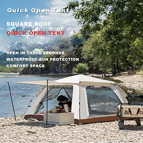 Carpa de camping automática con tela Oxford resistente miniatura 7