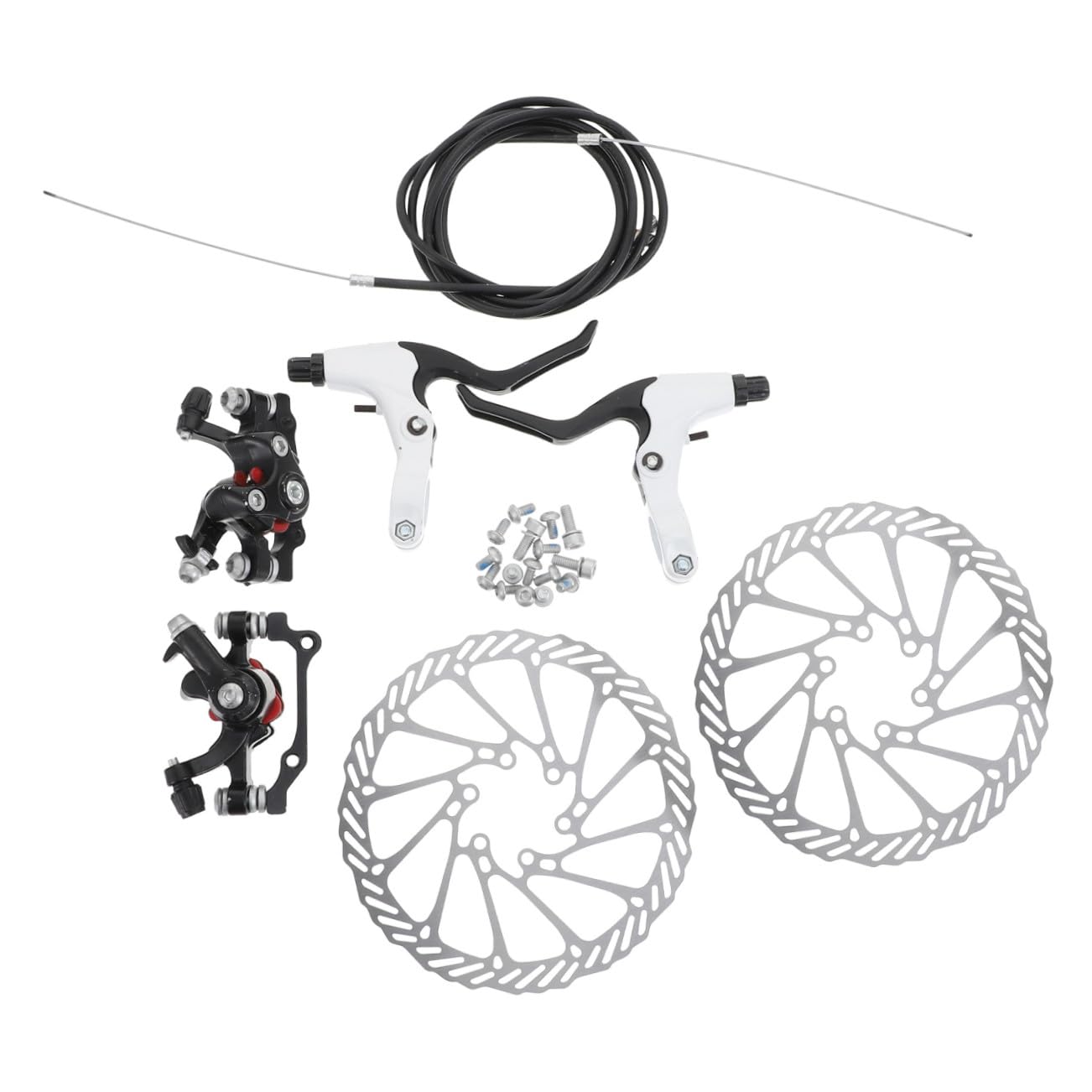Abaodam Pastillas de Freno para Bicicleta de Montaña y Carretera de Freno de Disco Duraderas con Diseño Alta Resistencia Buena Disipación Térmica Compatibles y Traseros