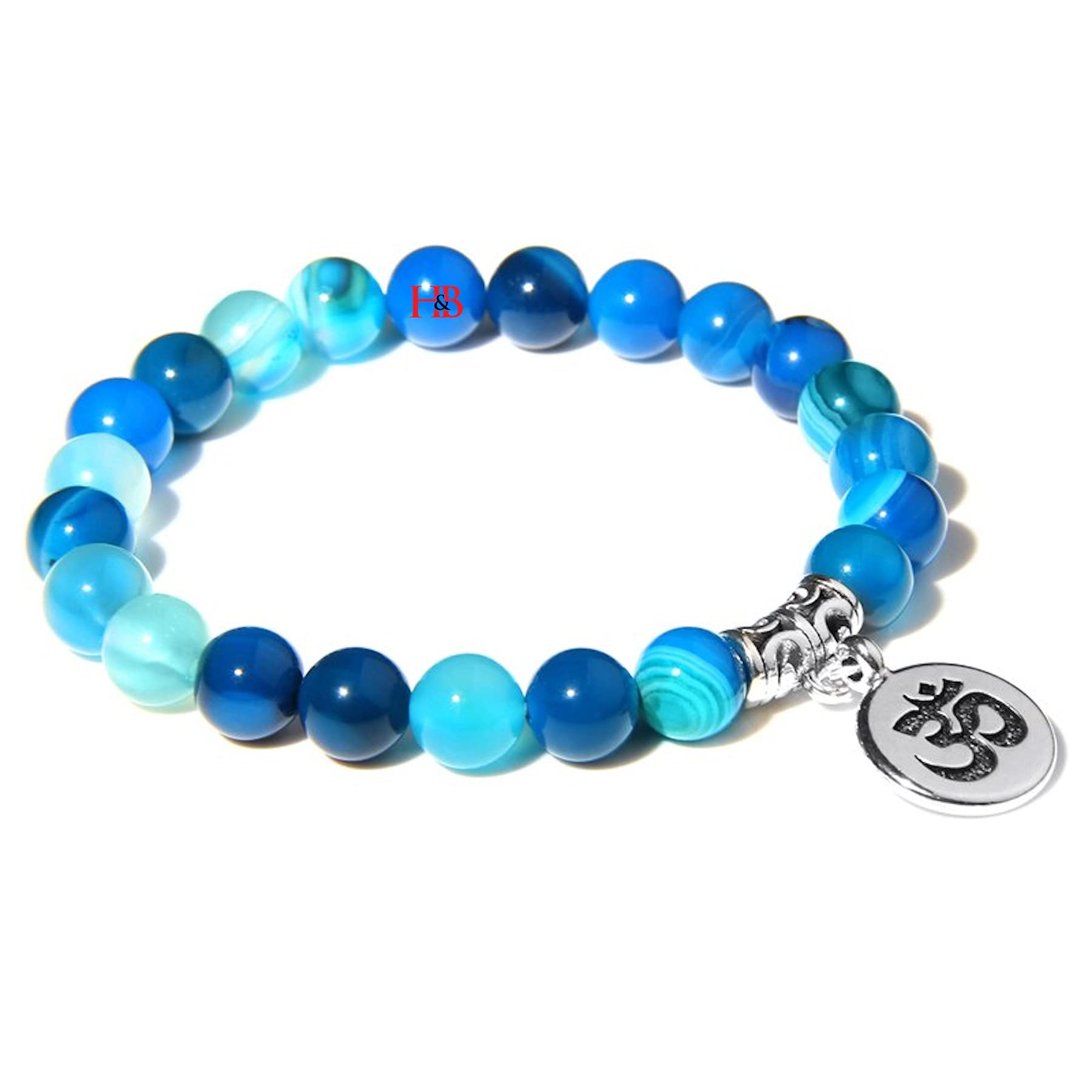 Hot And Bold Sacred Aum/Om Natural Stone Healing Bracelet: Handcrafted Elegance With Certificate Of Authenticity For Unisex Adult (B098JLH86P) Amazon Price History, Amazon Price Tracker