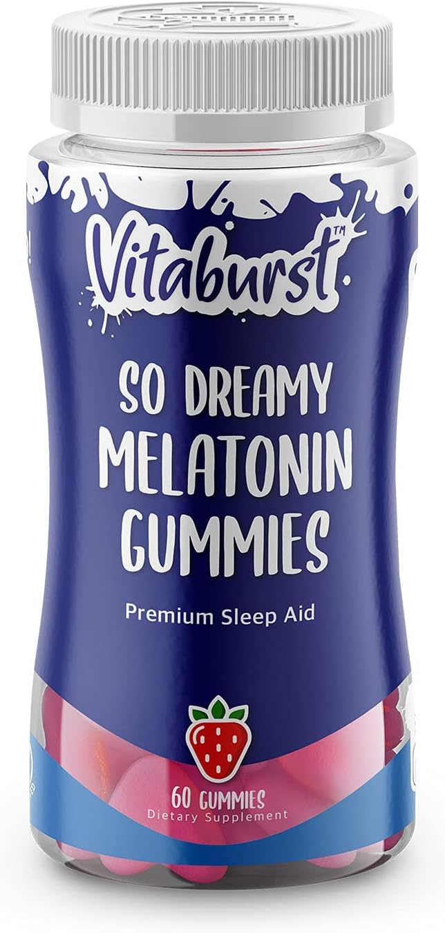 Melatonin Gummies | The Effective Sleep Aid for a Calm Night's Sleep and Sweet Dreams, Vegetarian Friendly