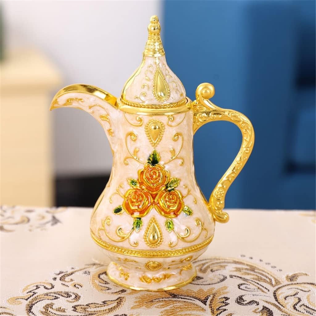 Metal European Automatic Toothpick Box Home Gift Hotel Personalized Vintage Creative Toothpick Box(D)