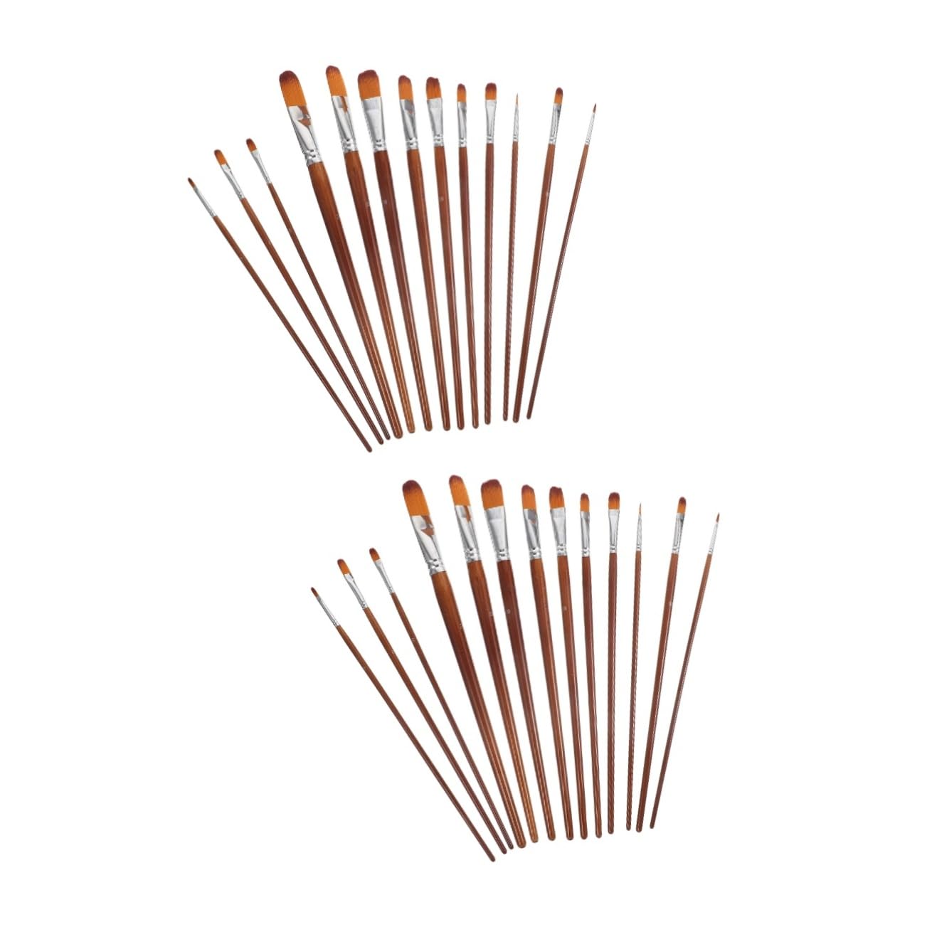 Operitacx 26 Pièces Pinceau Aquarelle Fournitures pour étudiants kit de mixologie Outil de Peinture kit Visage Fournitures de Peinture pinceaux stylos mélanger Suite Brosse Positionner Nylon