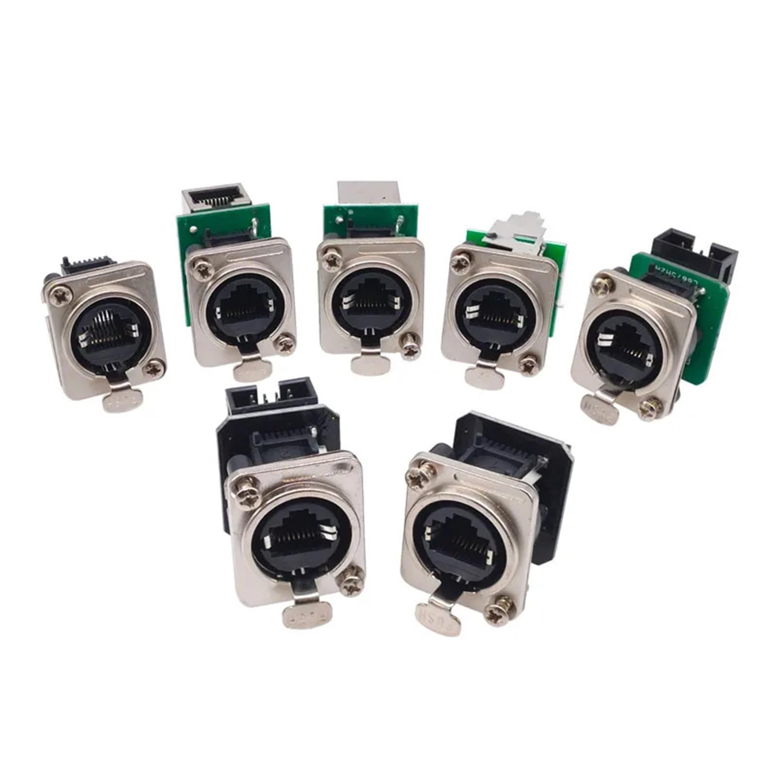 1 pz connettore tipo D RJ45 montaggio a pannello 8P8C NE8FDP NE8FDE connettori di rete(NE8FDP-D)