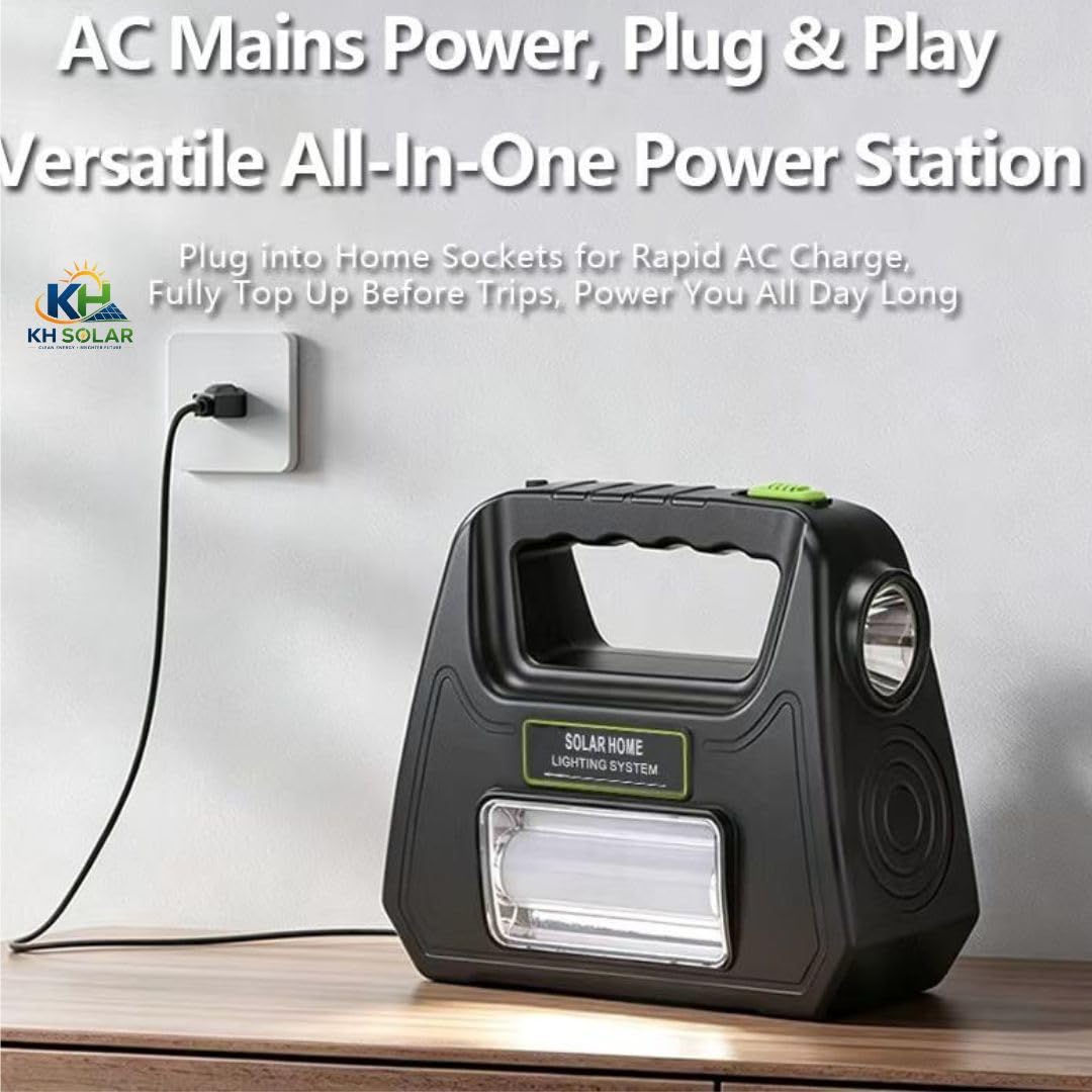 Solar Inverter Light - Emergency Power & Charging -7