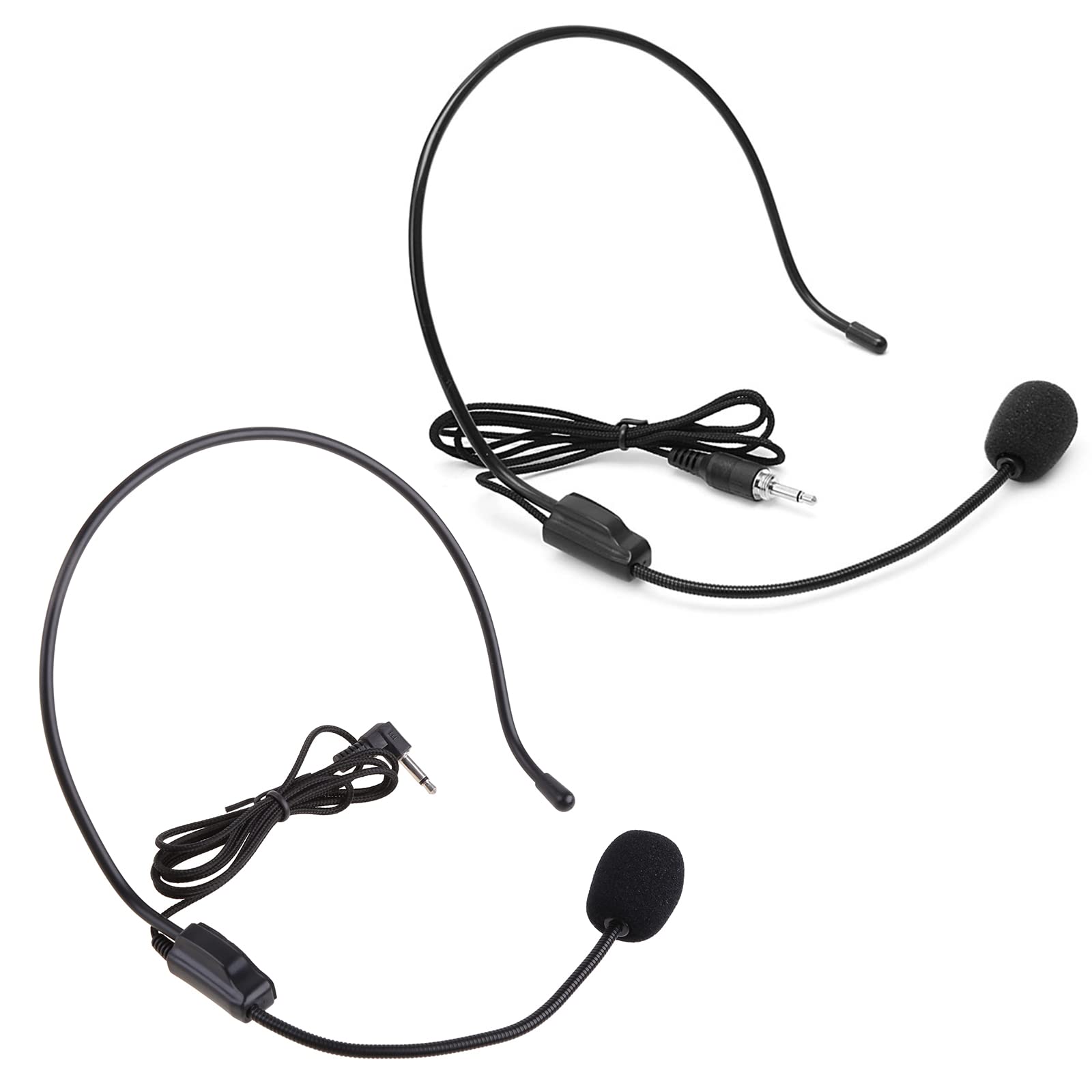 Amazon.co.jp: 3.5mm有線マイク音声アンプヘッドセットスタジオ会議 