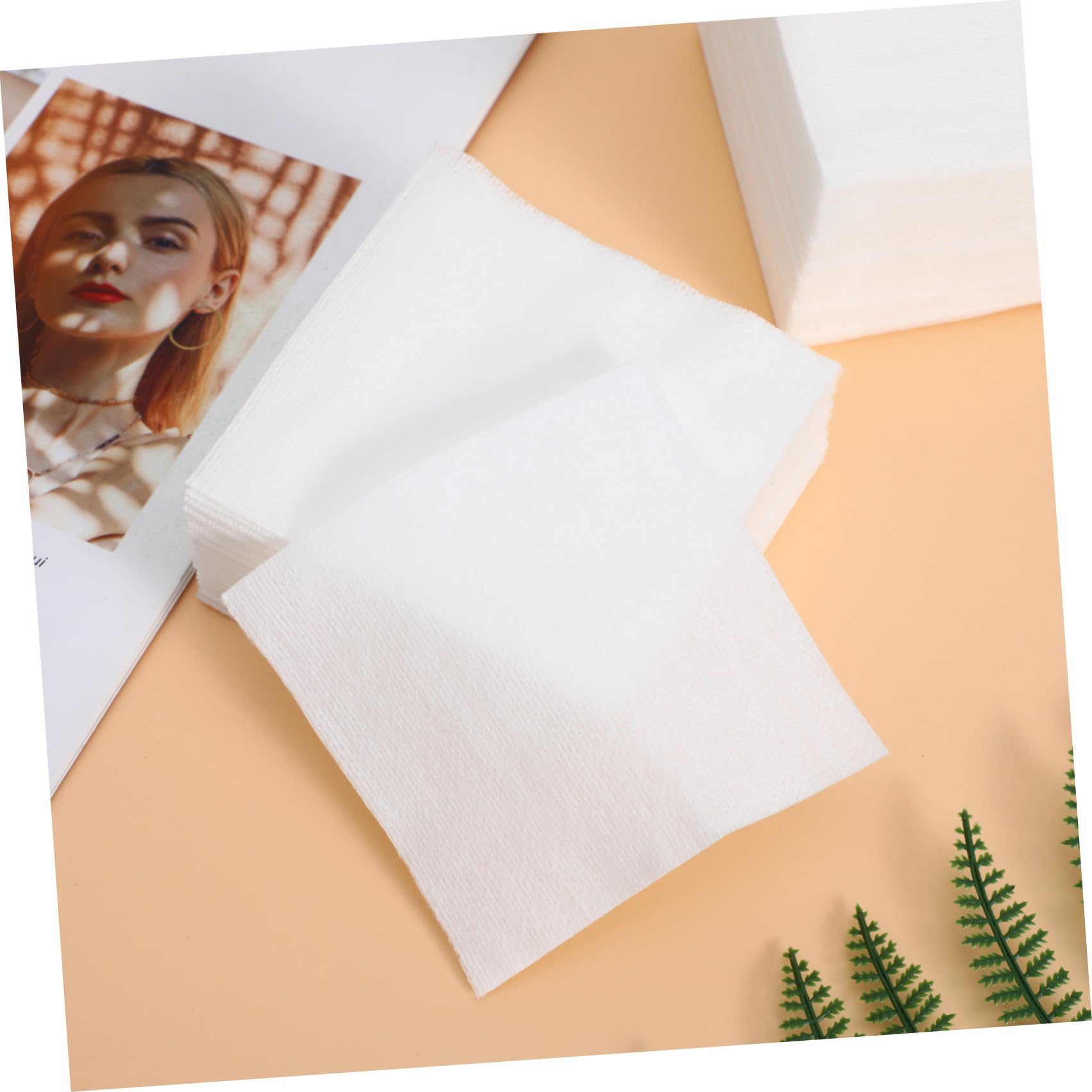 Make Up Entferner Pads 400 Stück aus Stoff für Gesichtsreinigung Weiß