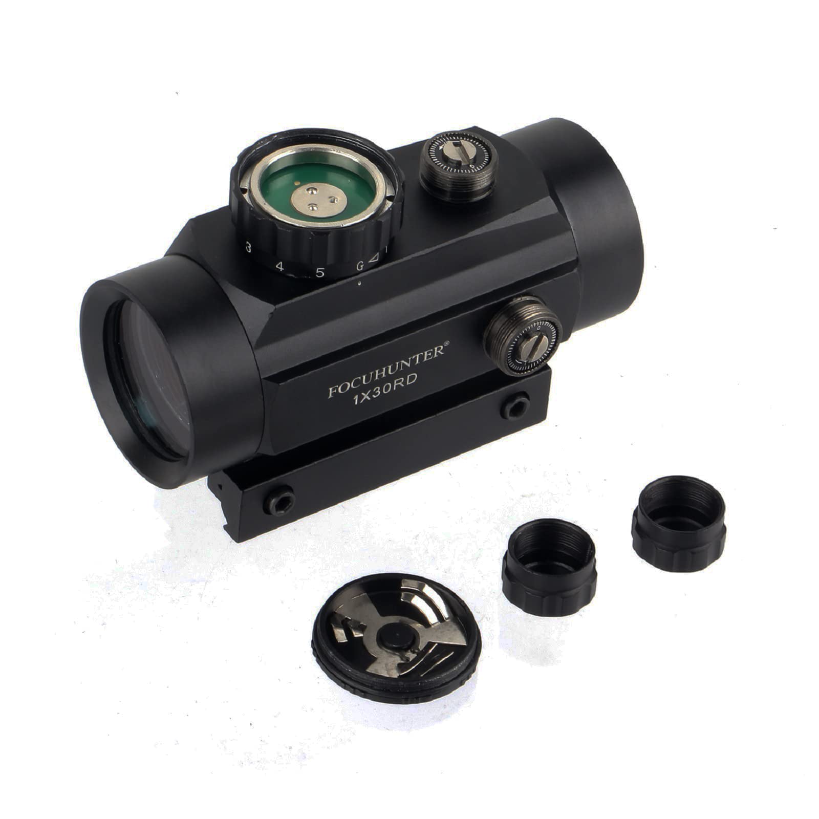 Amazon.co.jp: FOCUHUNTER 1x30mm ドットサイト タクティカル 戦術